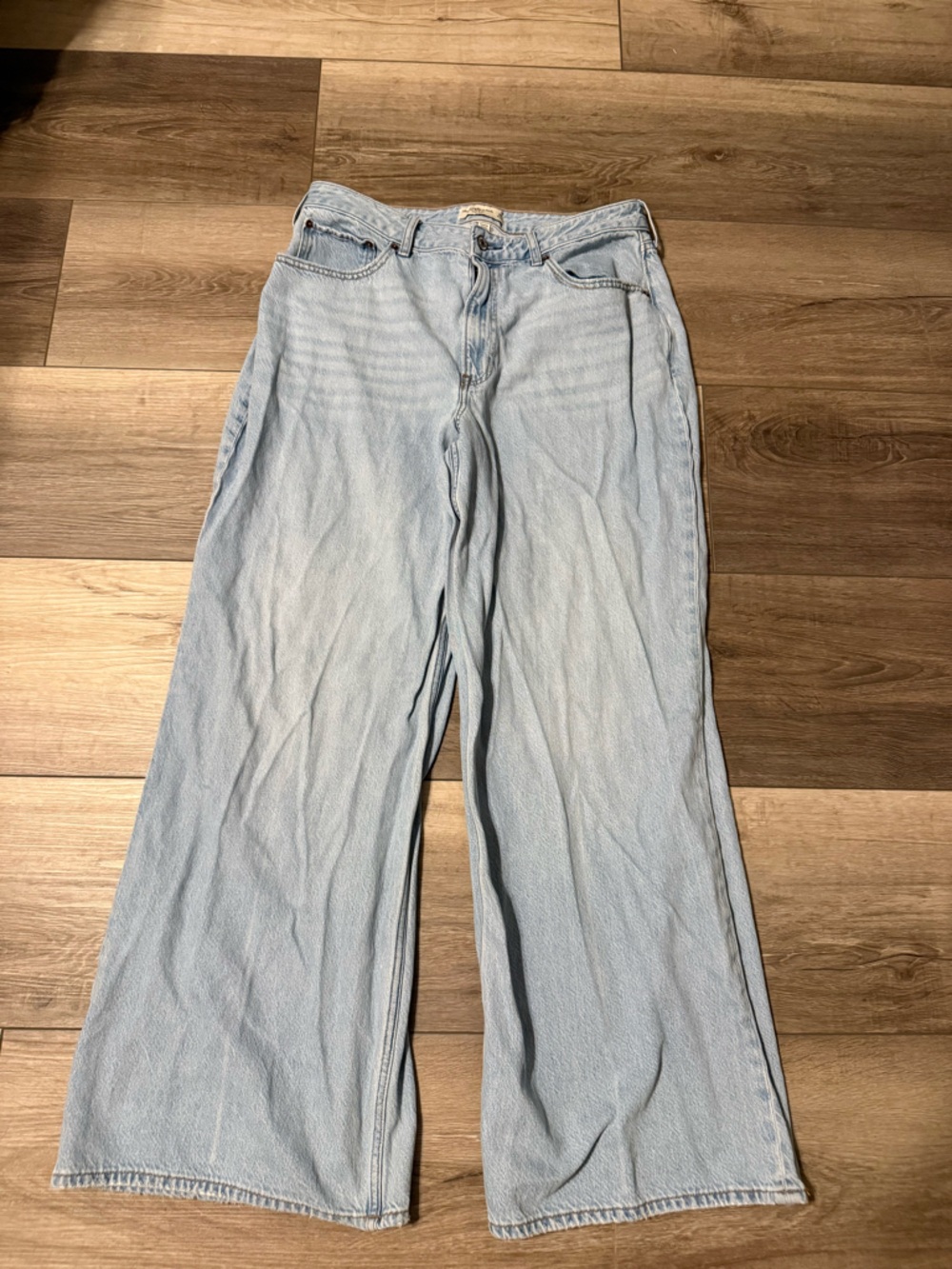 Abercrombie & Fitch Light Blue Curve Love Jeans